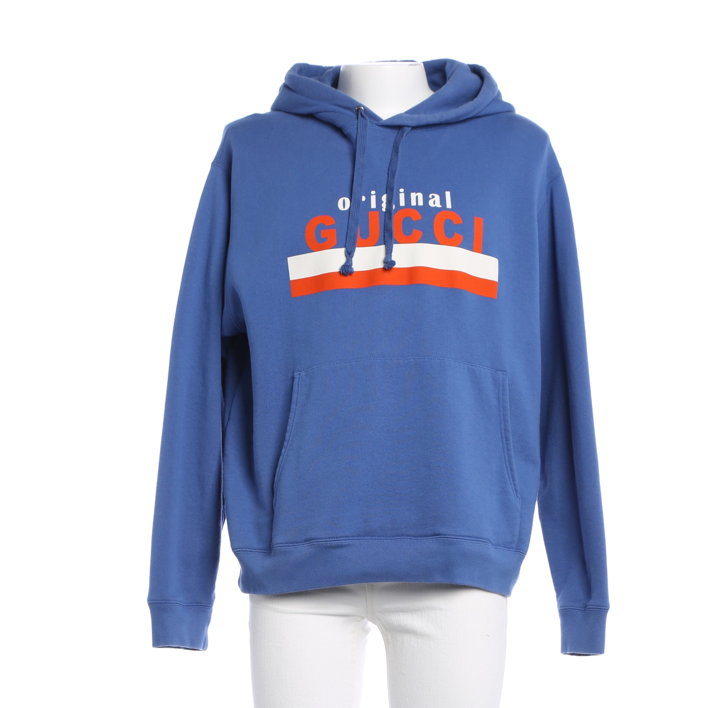 Gucci Sweatshirt / Sweatjacke L in Blau: Vorderseite