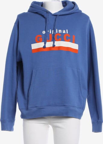 Gucci Sweatshirt / Sweatjacke L in Blau: Vorderseite