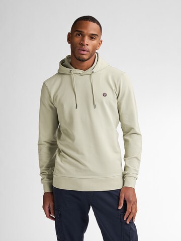 Petrol Industries Sweatshirt 'Driftwood' in Green: front