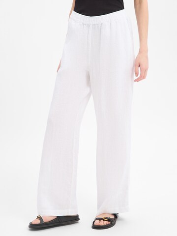 MOS MOSH Regular Broek in Wit: voorkant