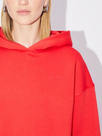 LeGer by Lena Gercke - Sweatshirt 'Rieke' em vermelho