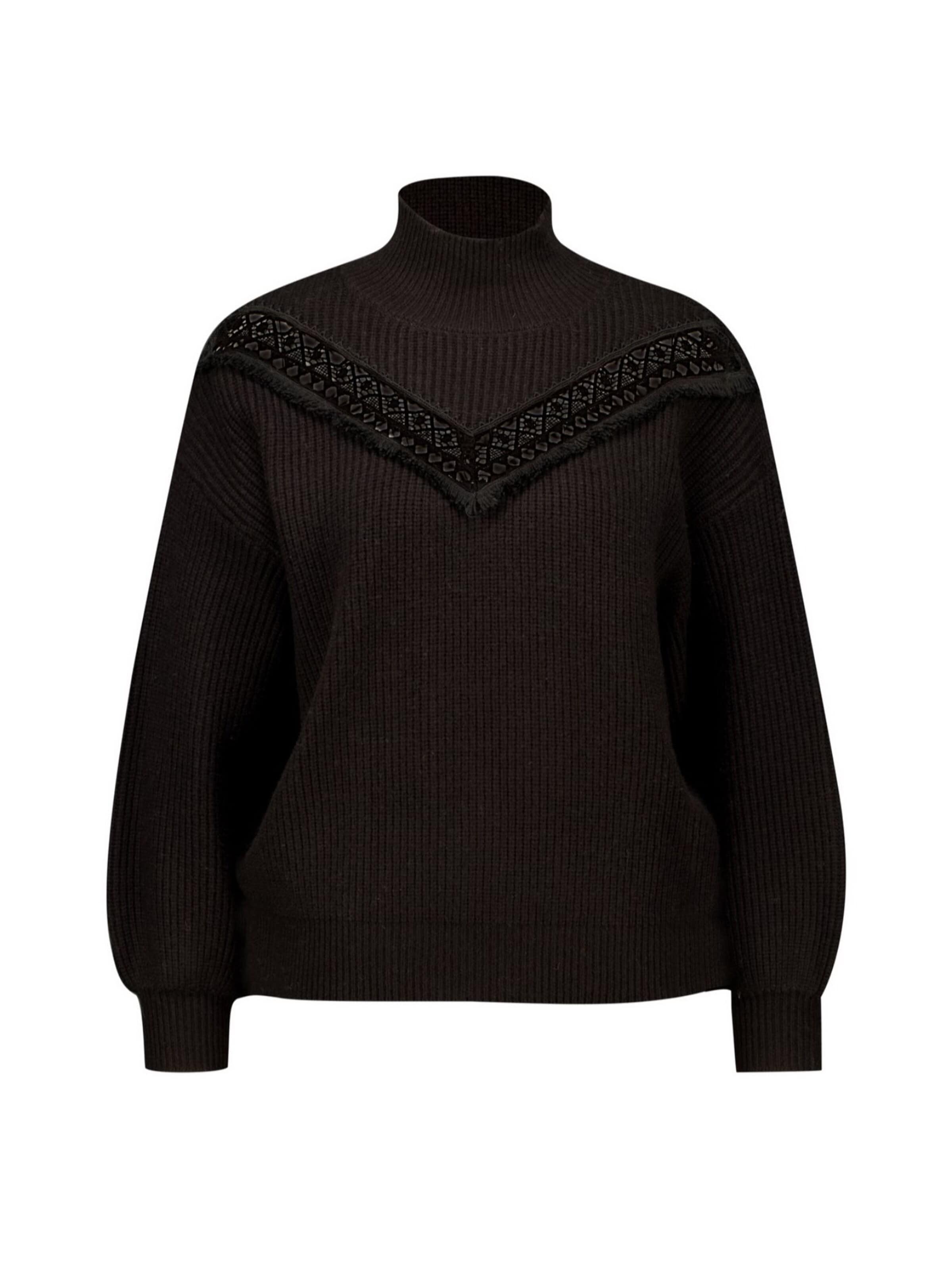 Deeluxe Pullover‌‌‌‌‌‌‌‌‌ in Schwarz: Vorderseite