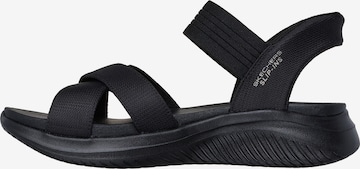 SKECHERS Sandals 'ULTRA FLEX 3.0 - NEVER BETTER' in Black: front