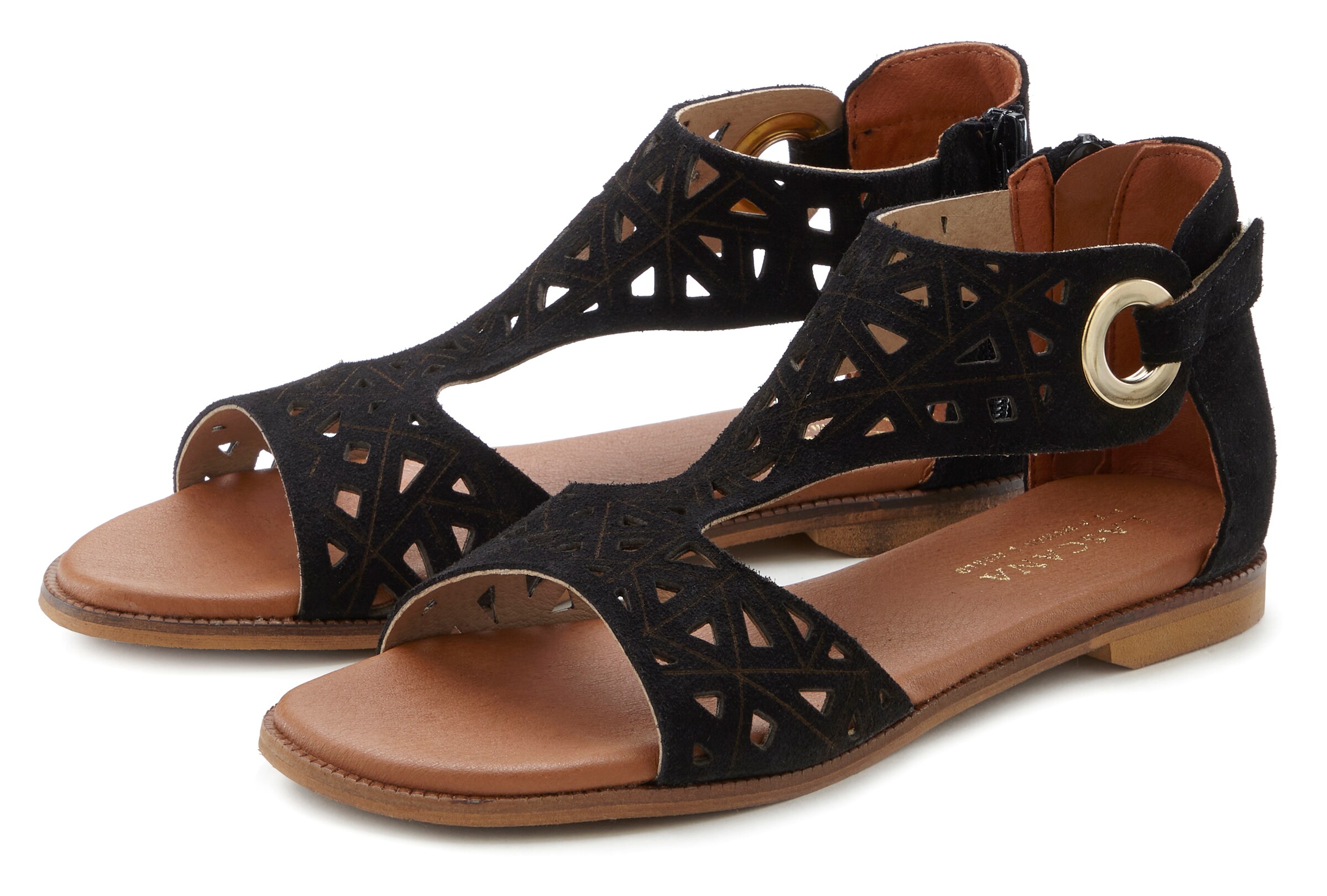 LASCANA Sandals in Black