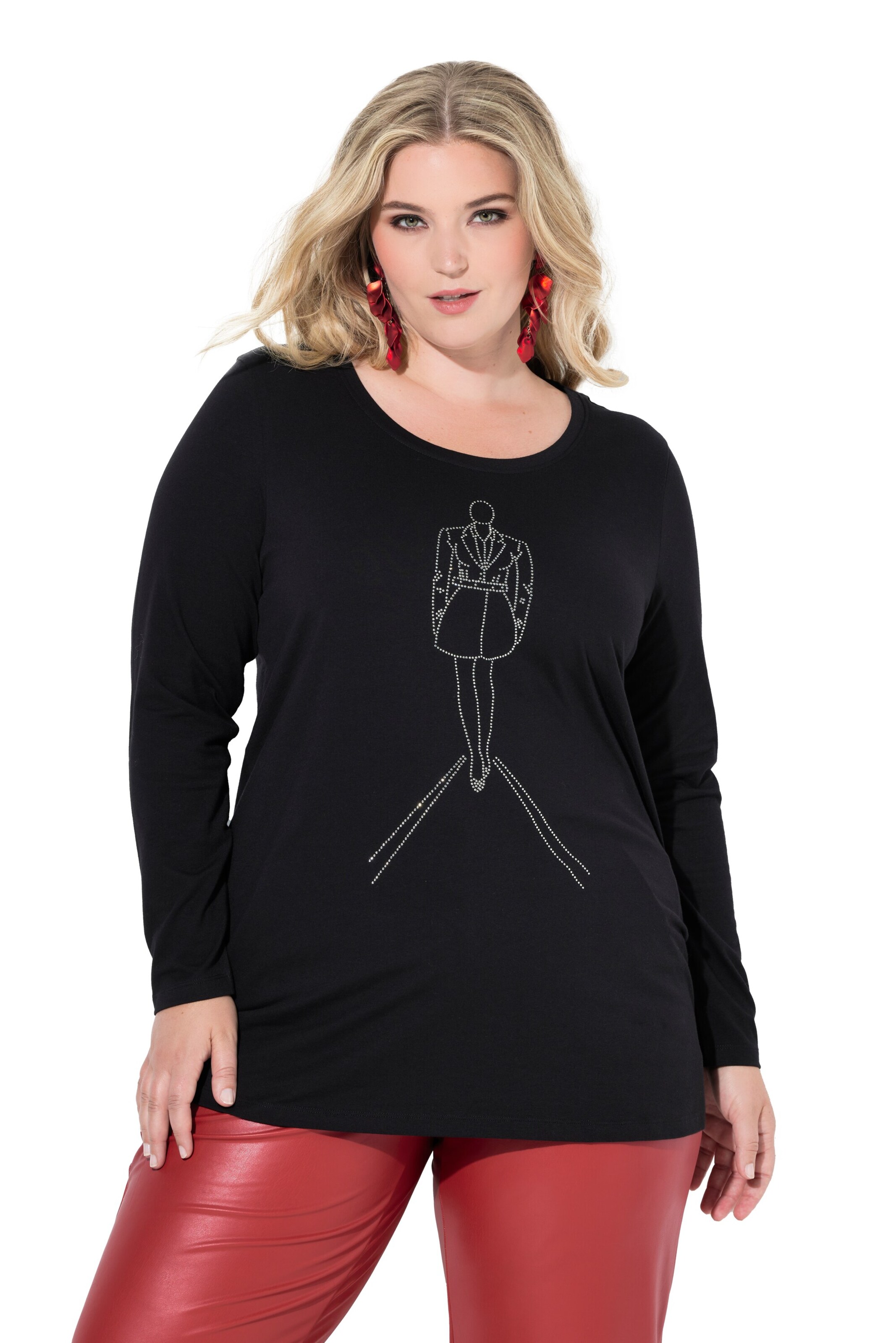 MIAMODA Shirt in Schwarz: Vorderseite