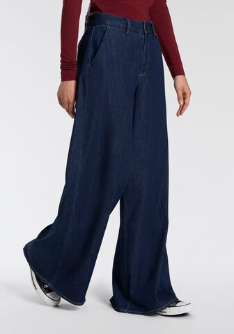 Herrlicher Wide leg Jeans in Blue: front