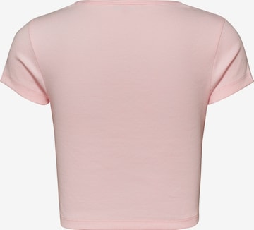 Tommy Jeans Koszulka w kolorze różowy