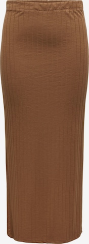Gonna 'Lavi' di ONLY in marrone: frontale