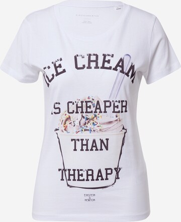 T-shirt 'Ice Therapy' EINSTEIN & NEWTON en blanc : devant