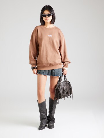 THE NORTH FACE Μπλούζα φούτερ 'ESSENTIAL' σε καφέ
