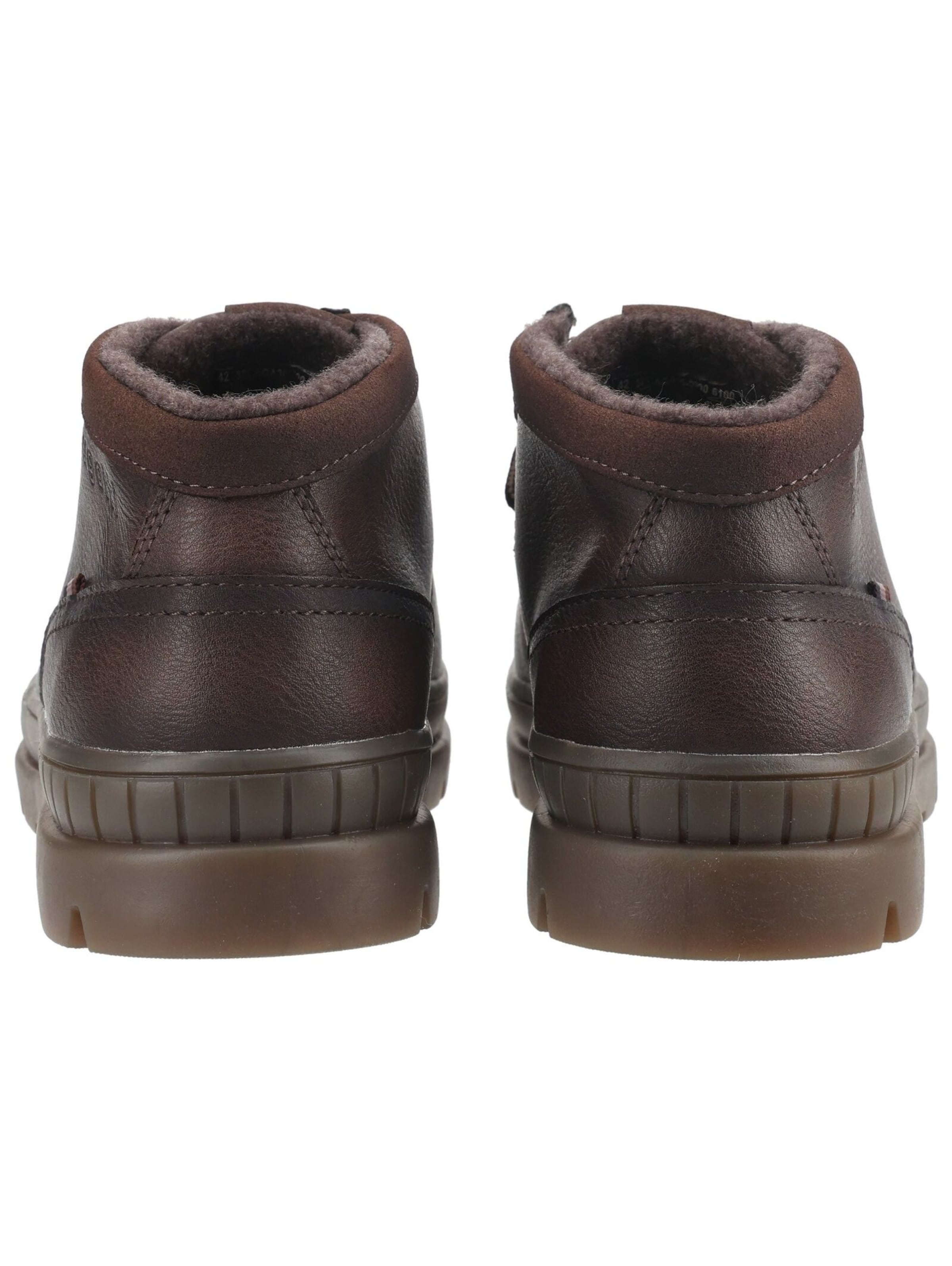 Bottes à lacets bugatti en marron