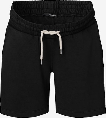 Loosefit Pantalon Supermom en noir : devant