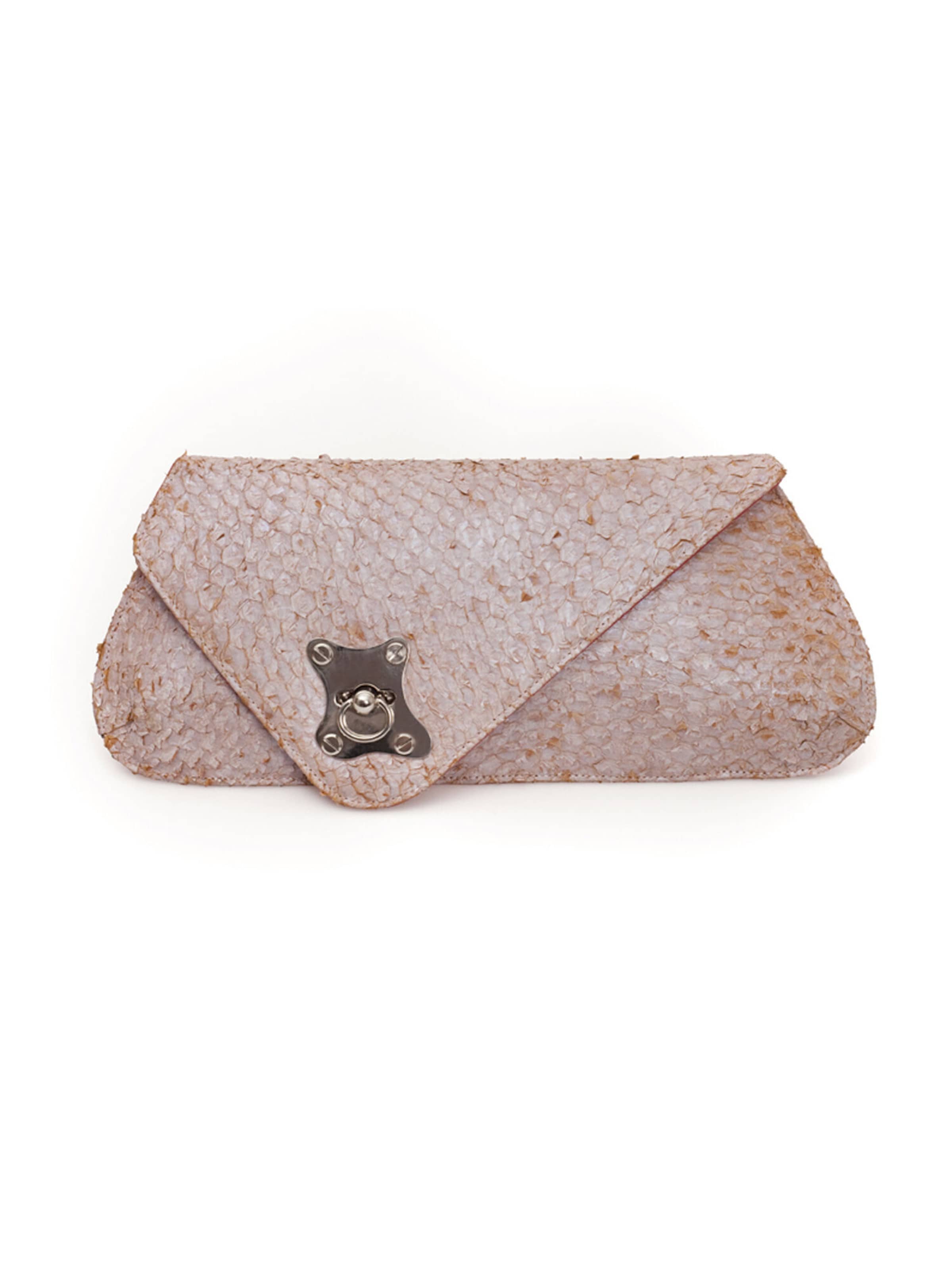 Gretchen Clutch in Pink: front