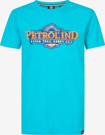 Petrol Industries Shirt 'Driftwave' in Blue: front