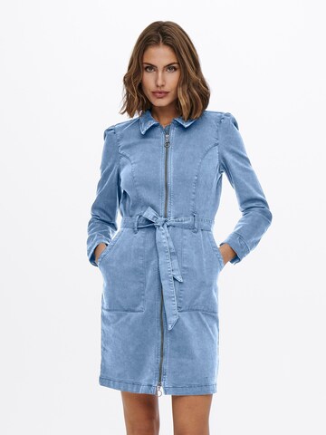ONLY Shirt Dress 'Chigo' in Blue: front