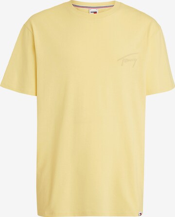 Tommy Jeans Shirt in Geel: voorkant