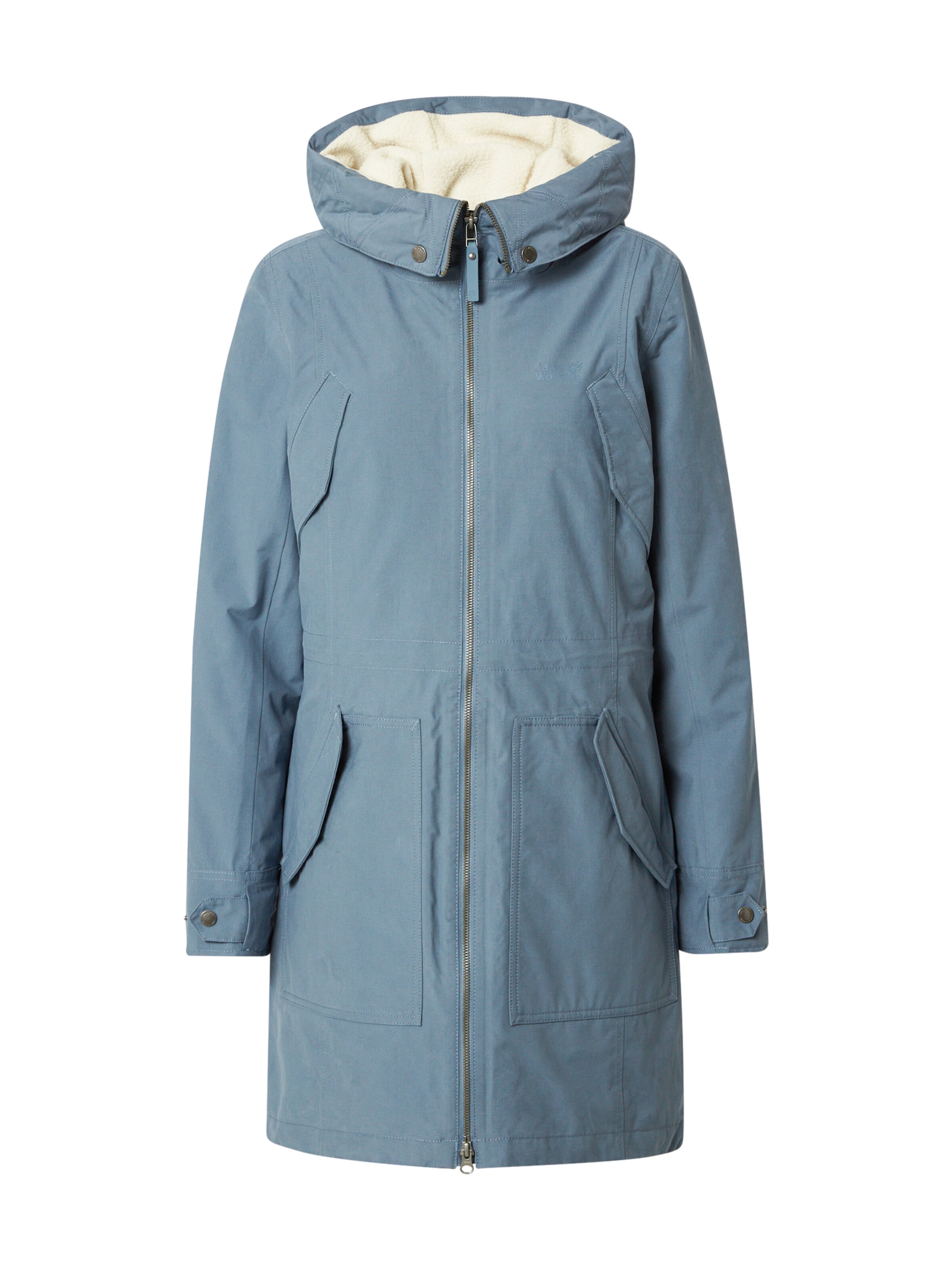 PROMO Donna JACK WOLFSKIN Giacca per outdoor ROCKY POINT in Blu Fumo 
