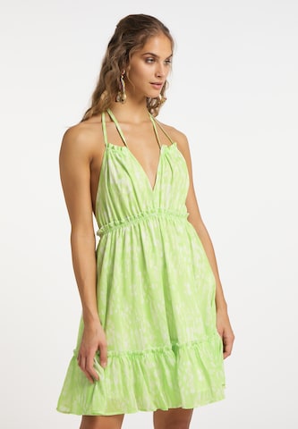 IZIA - Vestido de verano en verde: frente