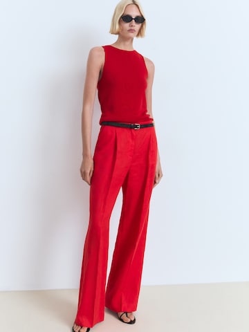 MANGO Knitted top 'SUENYO' in Red