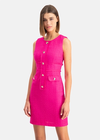 Robe Nicowa en rose : devant