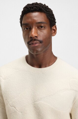 BOSS Pullover in Weiß
