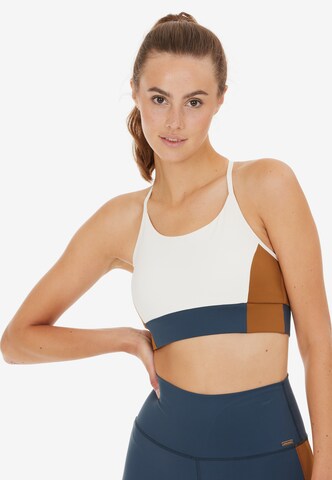 Athlecia Bustier Sport-BH 'Sukey' in Braun: predná strana