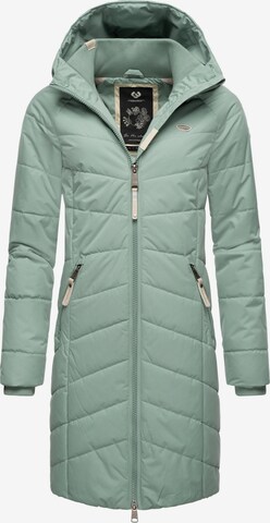 Ragwear - Sobretudo de inverno 'Dizzie' em verde: frente