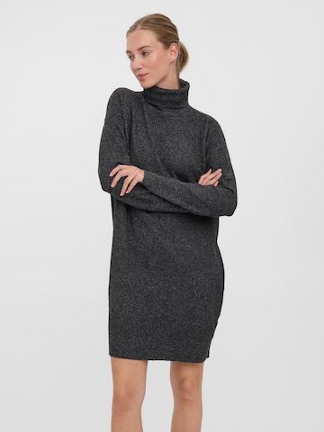 VERO MODA Knitted dress 'Brilliant' in Grey: front