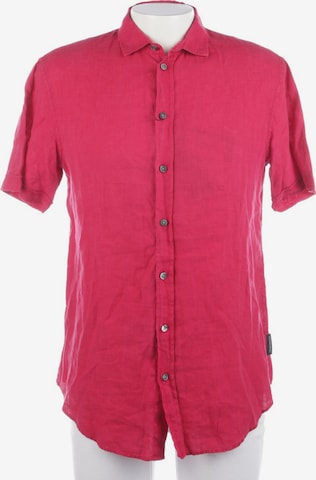 Emporio Armani Freizeithemd / Shirt / Polohemd langarm in M in Pink: front