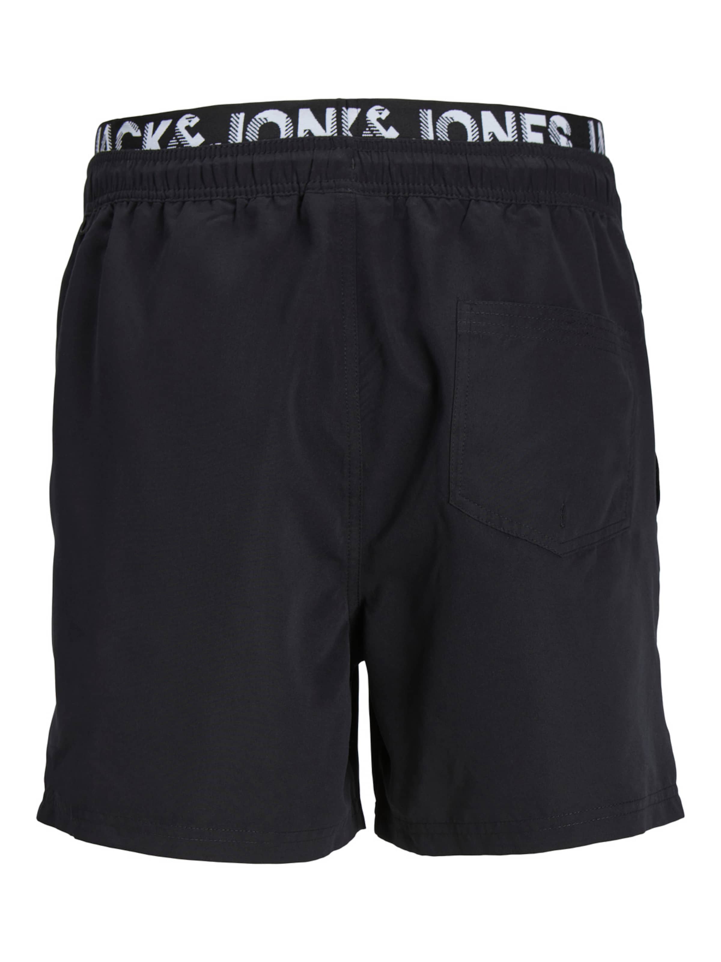 Pantaloncini da bagno 'JPSTFiji' di JACK & JONES in nero