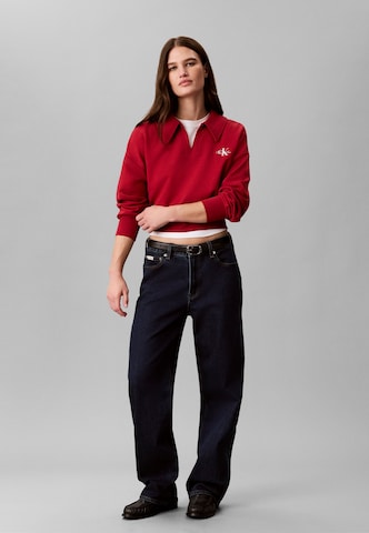Felpa di Calvin Klein Jeans in rosso