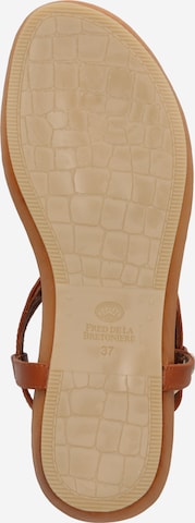 Fred de la BretoniÈre T-Bar Sandals in Brown