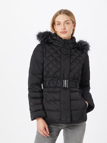 GUESS Зимняя куртка 'LAURIE' в Черный: спереди