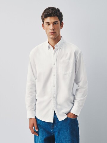 Regular fit Camicia di Next in bianco: frontale