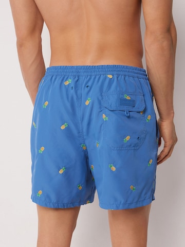 CALZEDONIA Regular Badeshorts in Blau