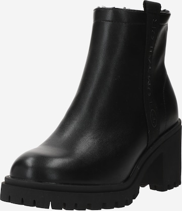 TOM TAILOR Ankle Boots '6390440' in Black: front