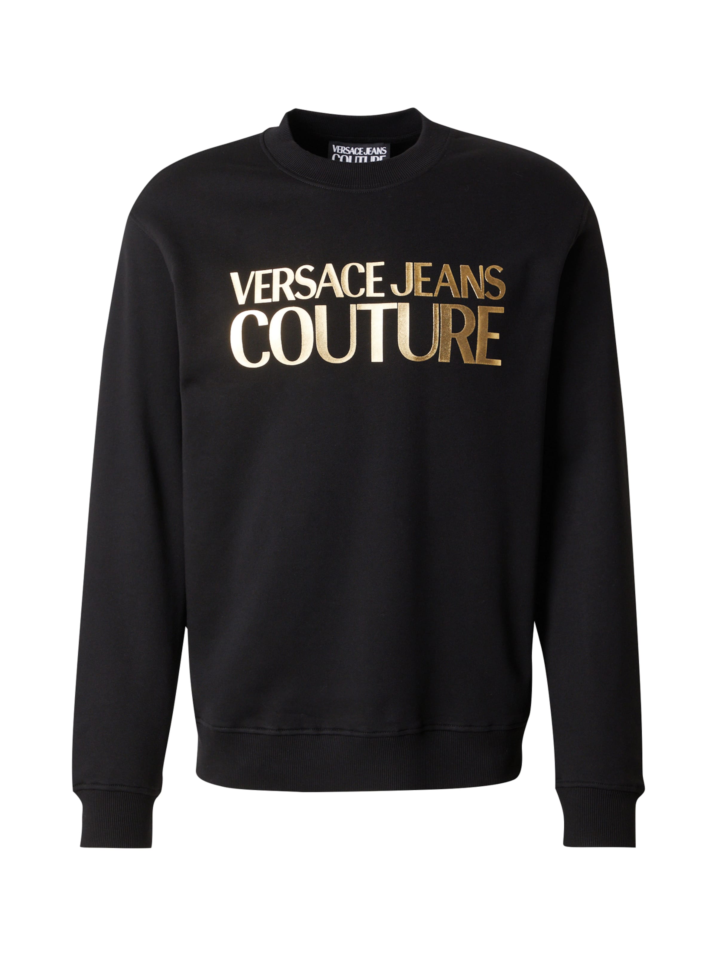 Versace Jeans Couture Sweatshirt in Gold / Black, Item view