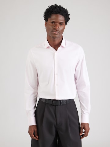 OLYMP Slim Fit Hemd 'Level Five' in Pink: Vorderseite