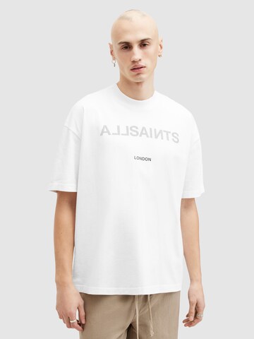 Tricou de la AllSaints pe alb: față