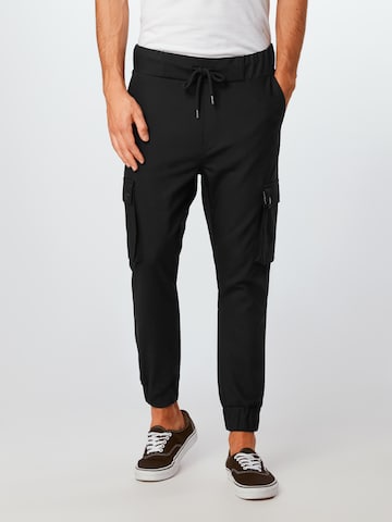 Regular Pantalon 'Lorenz' BE EDGY en noir : devant