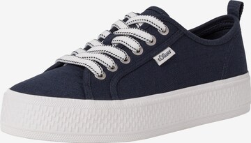 s.Oliver Sneakers laag in Blauw: voorkant