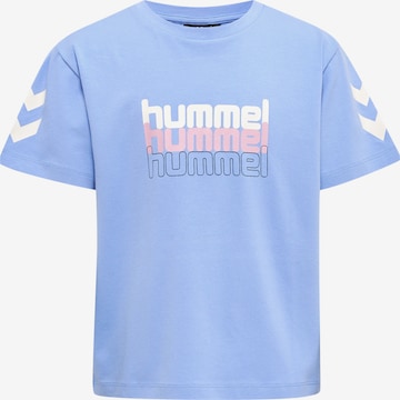 Hummel Functioneel shirt in Blauw: voorkant