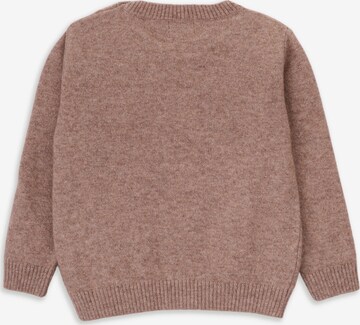 KNOT - Pullover 'Bee' em castanho