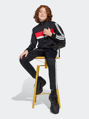 ADIDAS SPORTSWEAR Tracksuit 'Seasonal Essentials Tiberio' in Black