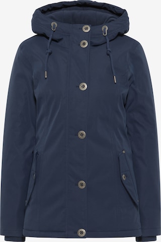 usha BLUE LABEL Winterjas in Blauw: voorkant