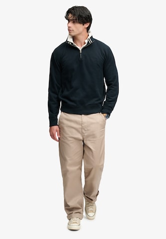 Superdry & Co Sweatshirt 'Essential Serif' in Blauw