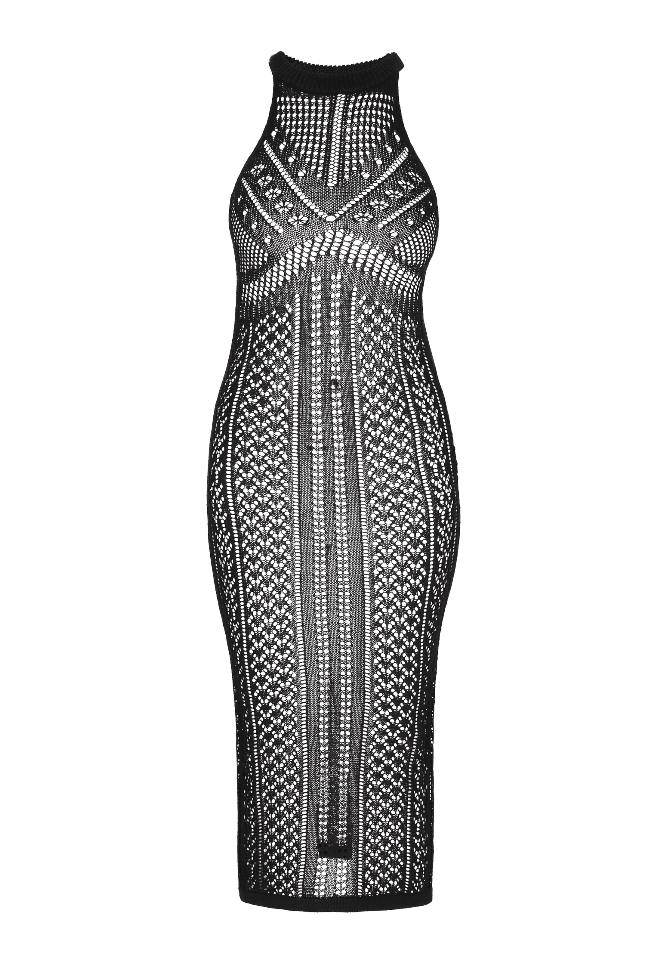 IZIAHaljina za plažu - crna boja: prednji dio