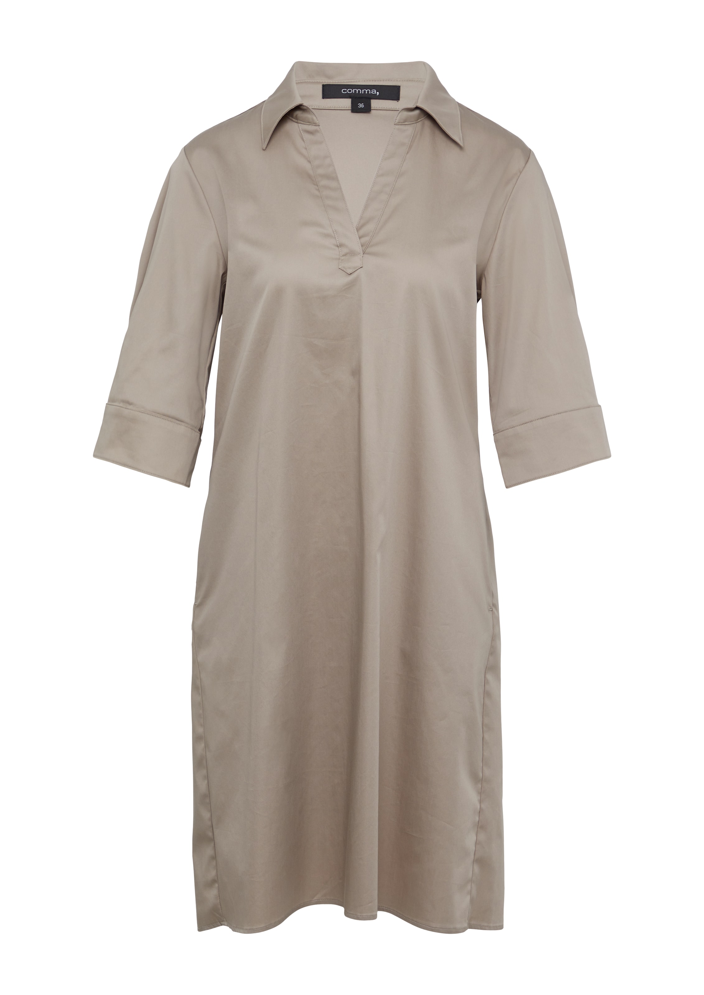 COMMA Kleid in Beige: Vorderseite