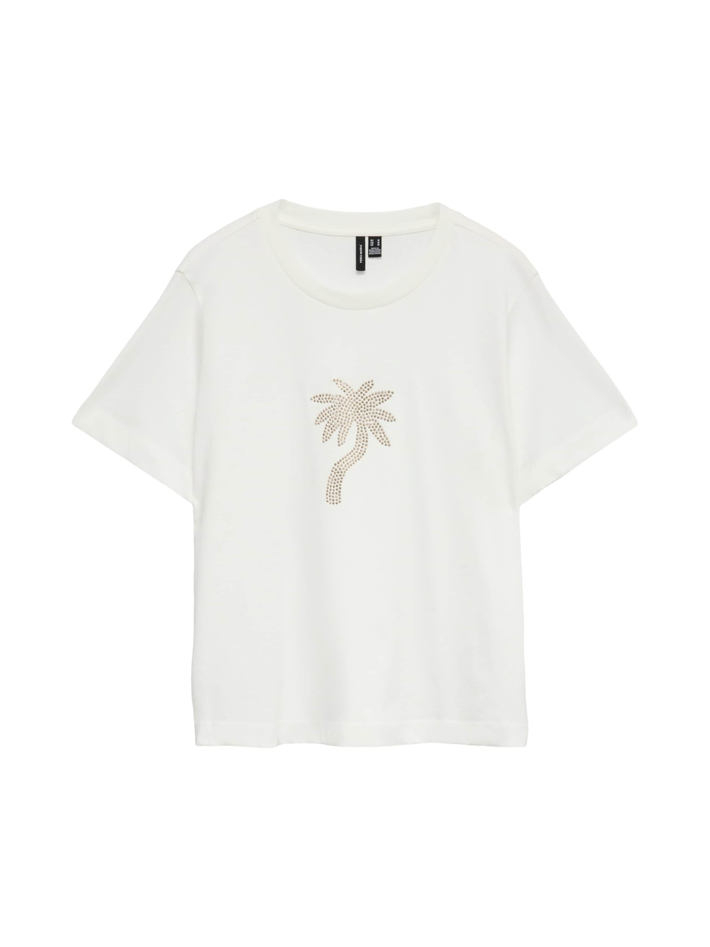 VERO MODA Tričko 'VMPALMA METTE' – bílá: přední strana