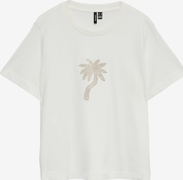 VERO MODA - Camiseta 'VMPALMA METTE' en blanco: frente